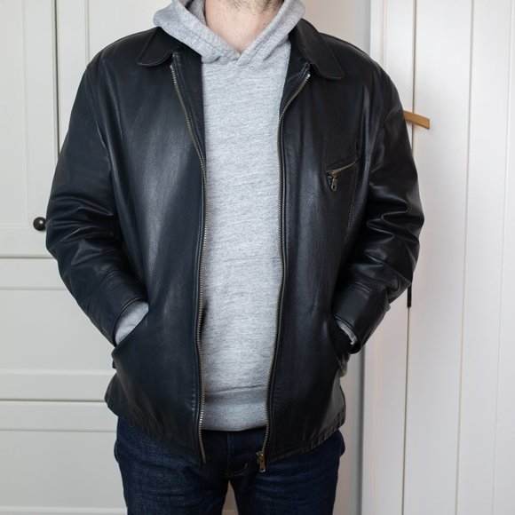 Vintage Cowhide Made in Canada Jacket - Picture 1 of 13